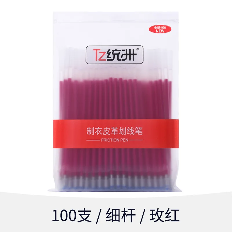 Ручка-маркер для кожи 100 шт., исчезающая, белая, синяя, черная, бежевая, розовая