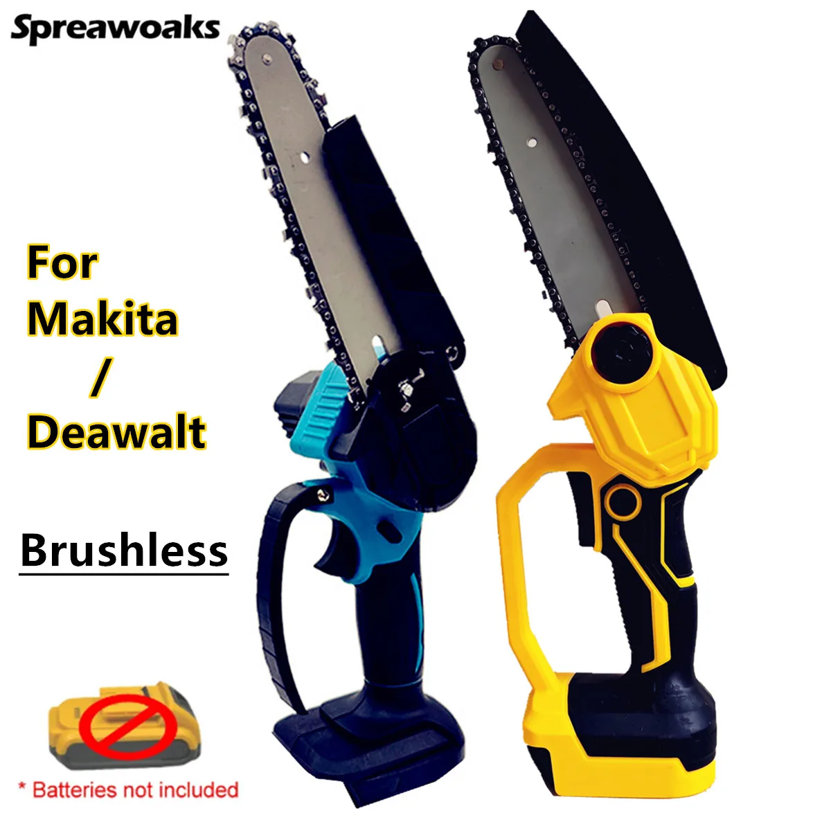 Аккумуляторная цепная пила Dewalt/Makita 18 в 20 6 дюймов