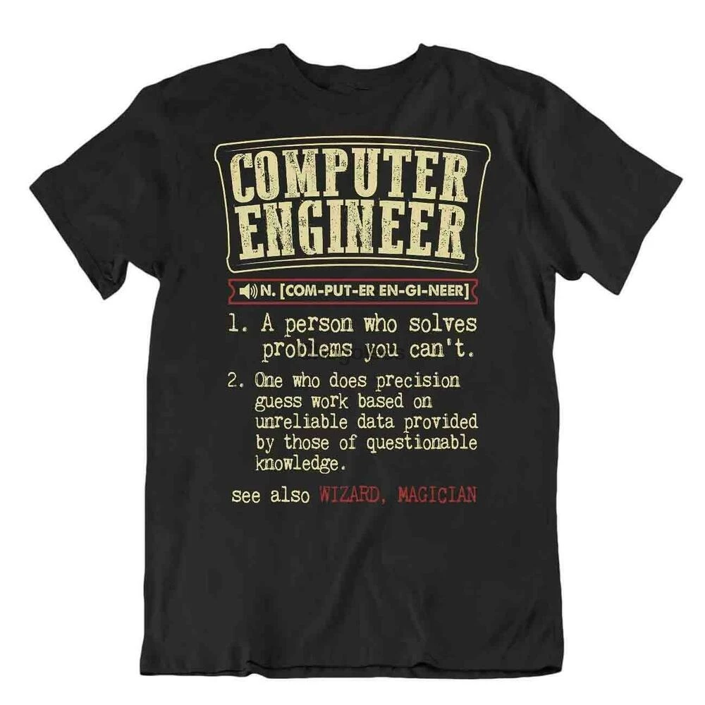 Футболка с изображением инженера компьютера смешные ретро футболки шутки