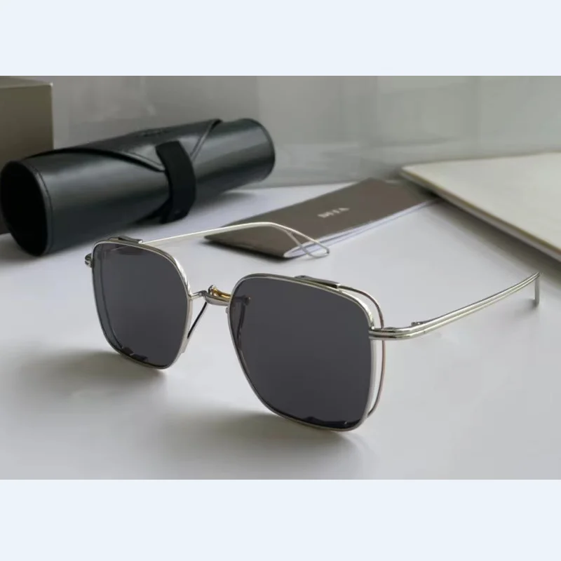 

Authentic DITA LINETO DTX-124 Popular Top Quality Alloy Frame Men Women Sun Glasses Classic Business Leisure Male Couple Eyewear