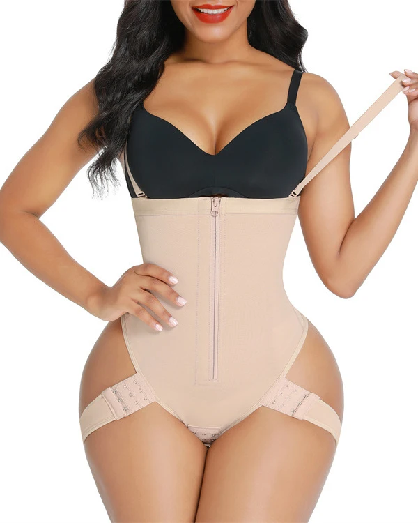 

Fajas Colombian Girdle Waist Trainer Double Compression BBL Shorts Tummy Control Sheath Slimming Flat Stomach Modeling Belt