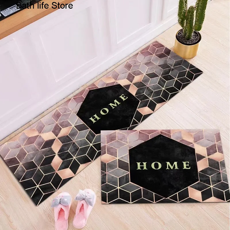 Кухонный коврик ковер для ванной напольный моющийся прочный декоративный