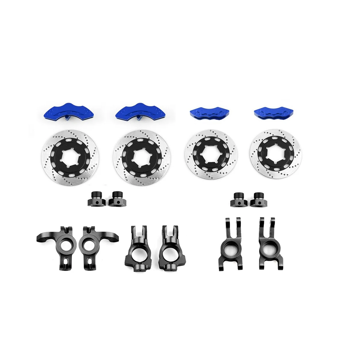 

Для Kingmotor 1/7 Pulley C3 E8414 E8415 модернизация суппорта дискового тормоза, синий + черный