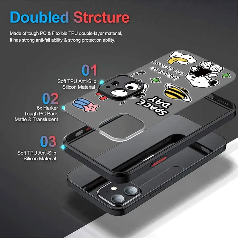 Мультяшный S-Snoopys чехол для Samsung Galaxy A54 A34 A24 A14 A13 A33 A53 A73 A23 A05 A05S A72 A52 A52S A32 A22 A12 A31 A51 A71