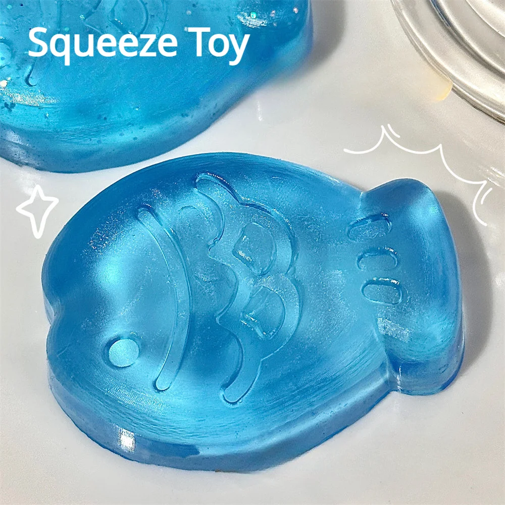 

Washable Squeeze Toys Transparent TPR Cat Claw Antistress Stress Reliever Decompression Squishy Soft Ice Creative Fidget Toys