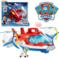 paw patrol original music rescue aircraft toy air patroller robot dog abs action figures kids toys for children christmas gifts