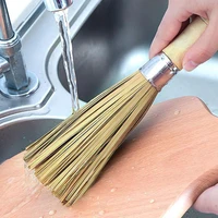 natural brush pot washing brush wooden handle bamboo brush kitchen cleaning supplies kitchen accessories kithch tools