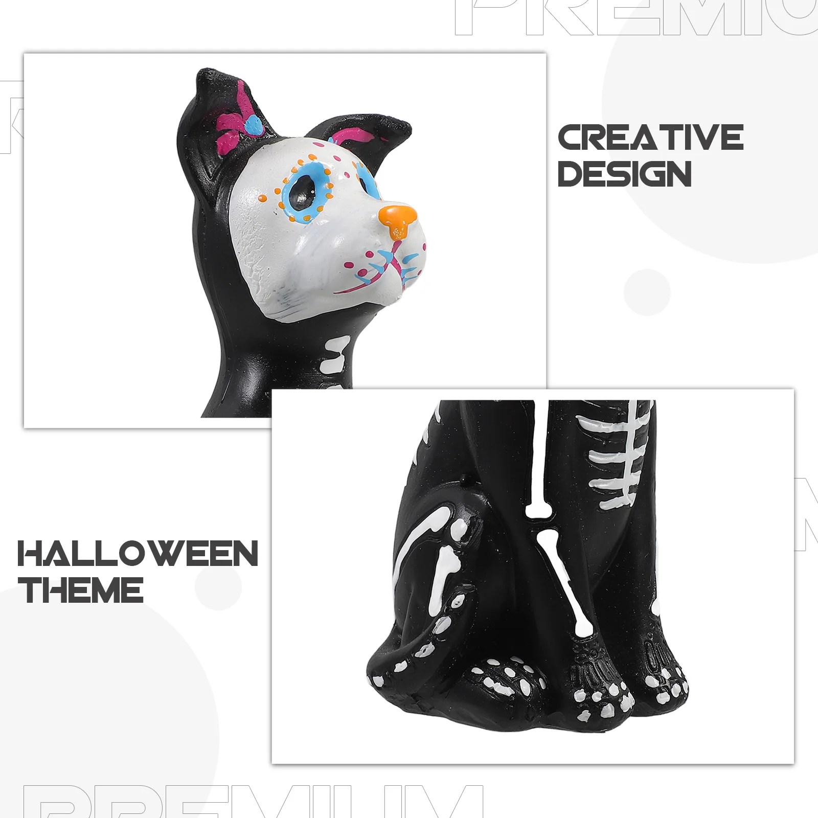 Фигурка собаки День мертвых игрушки для вечеринки на Хэллоуин декор рабочего