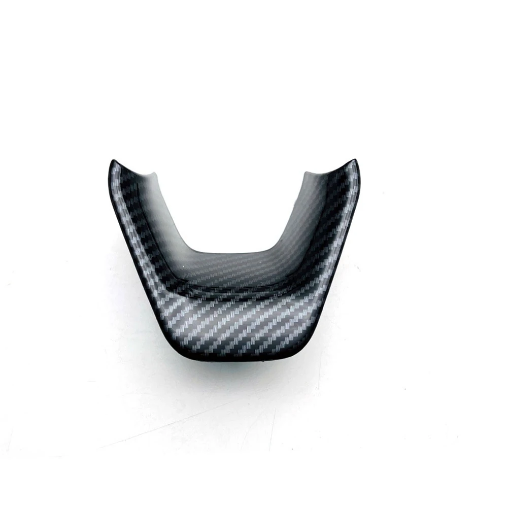 

Car Carbon Fiber Steering Wheel Panel Cover Trim Decoration Frame Sticker for Toyota Sienta 2022 2023