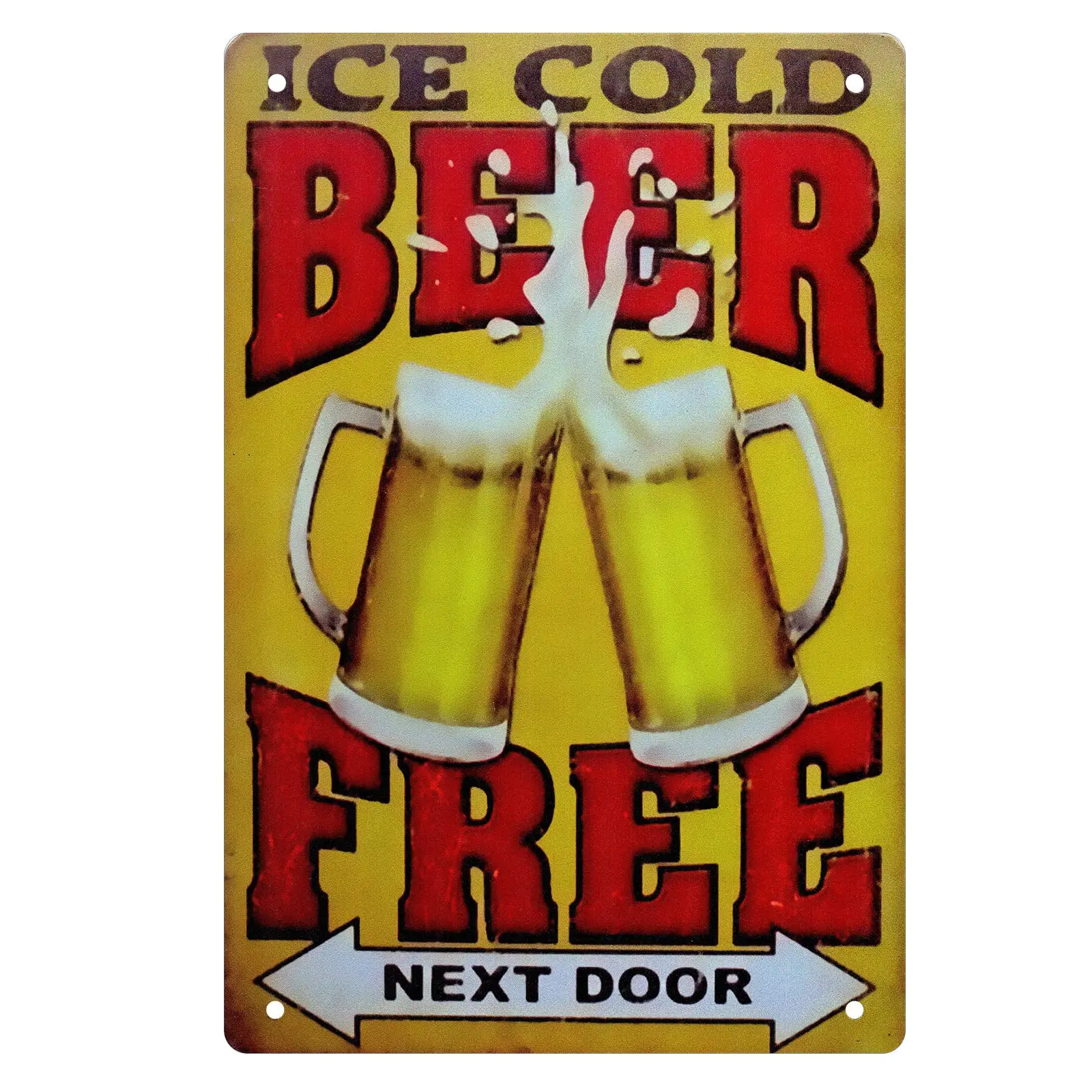 Пивной знак винтажные металлические знаки Забавный Настенный декор для бара