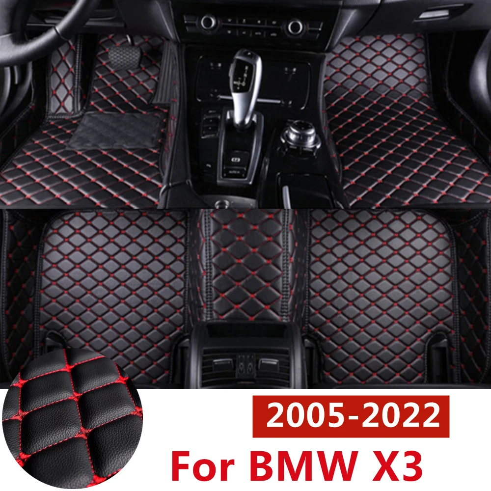

SJ ALL Weather Custom Fit For BMW X3 2005-06-07-08-09-2022 Car Floor Mats Front & Rear FloorLiner Styling Auto Parts Carpet Mat