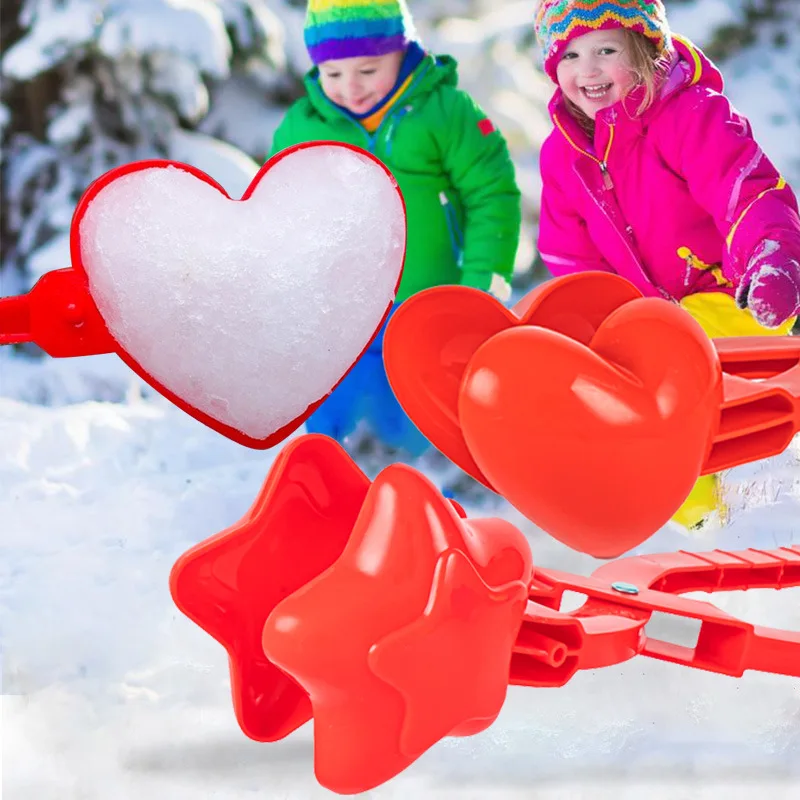 

Toy Children Play Snow Snowball Fight Artifact Snow Clip Snow Tool Love Snow Clip Star Snowball Clip Beach Toys Sand Sculpture