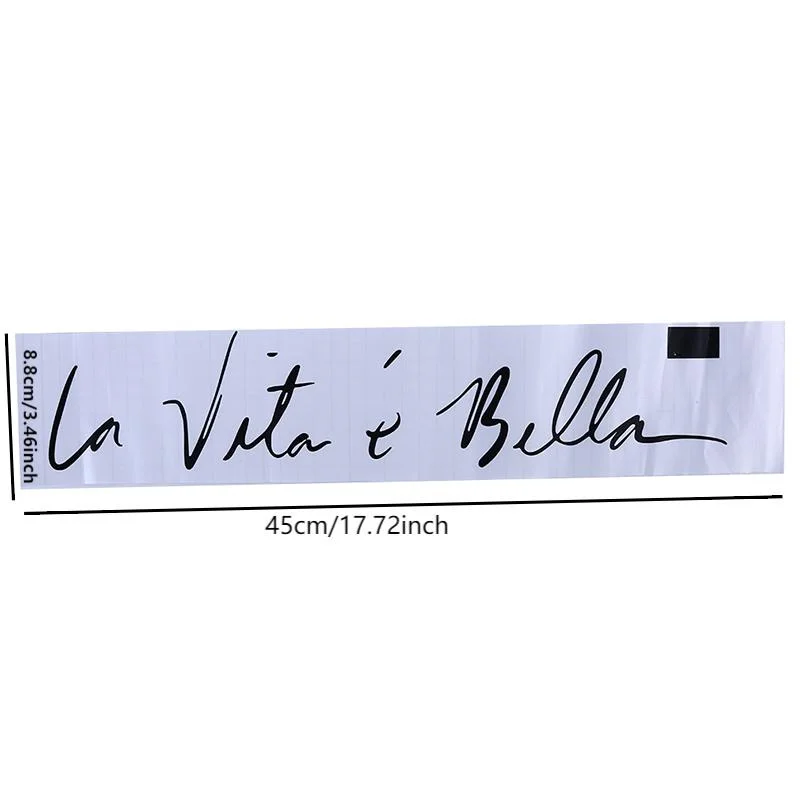 Наклейка На Стену В Скандинавском Стиле La Vita E Bella Скандинавская Для Гостиной