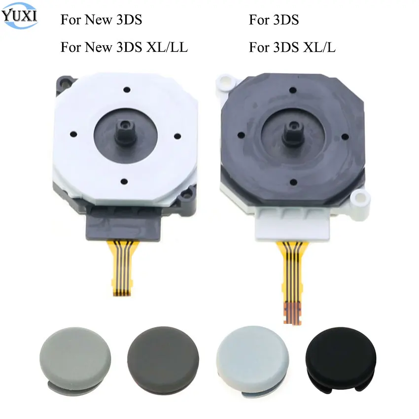 

Крышка для джойстика YuXi для 3DS 3DSXL 3dsll, аналоговая рукоятка, клавишная крышка, запасная часть для нового 3DS XL LL