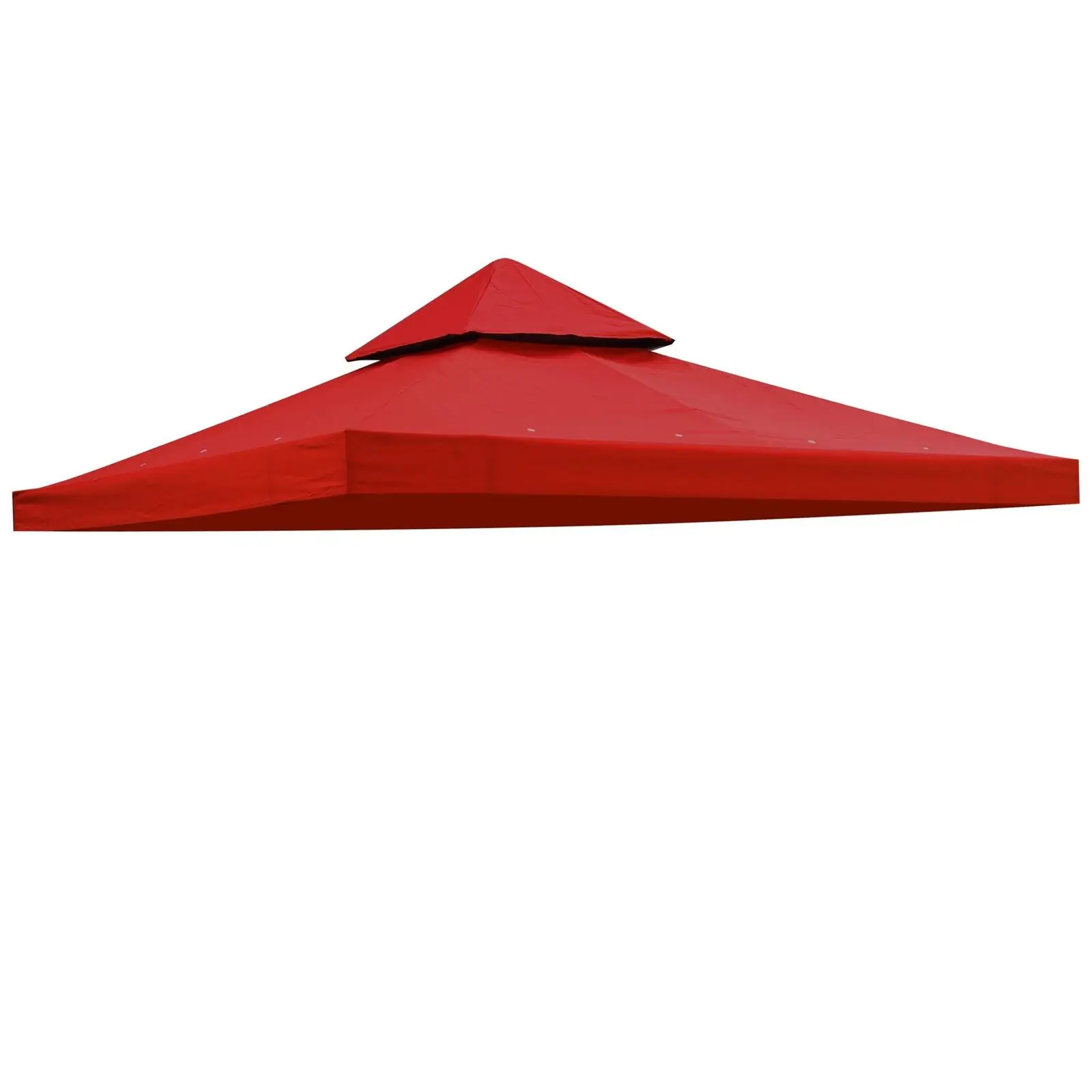 

9.76ft X 9.76ft 2-tier Tent Top Gazebo Canopy Replacement UV30+ Protection Red