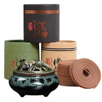 40 platebox natural coil incense coil home indoor aromatherapy 4 hours sandalwood aquilaria artemisia incense coil