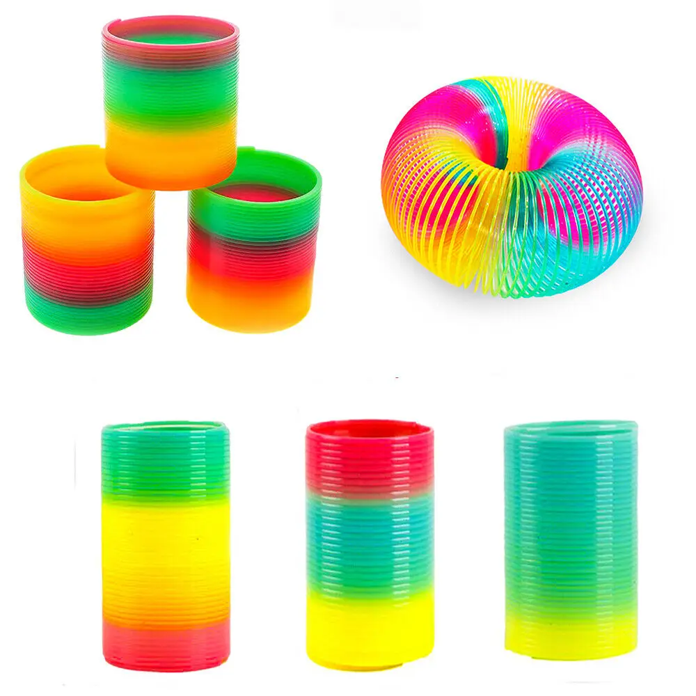 2/3/6pcs Rainbow Circle Funny Toy Early Development Educational Folding Plastic Spring Coil Children's Creative Magical Game Boy
2/3/6pcs Rainbow Circle Funny Toy Early Development Educational Folding Plastic Spring Coil Children's Creative Magical Game Boy