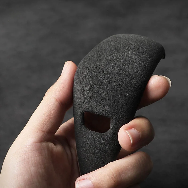 For BMW Z4 G29 17-23 Suede Black Tumbled Leather Shifter Cover Protective Case