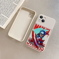 phone case 11 marvel avengers white for iphone 13 12 11 pro max 7 8 plus xr xr xs max 6 6s se cover backcase coque comic