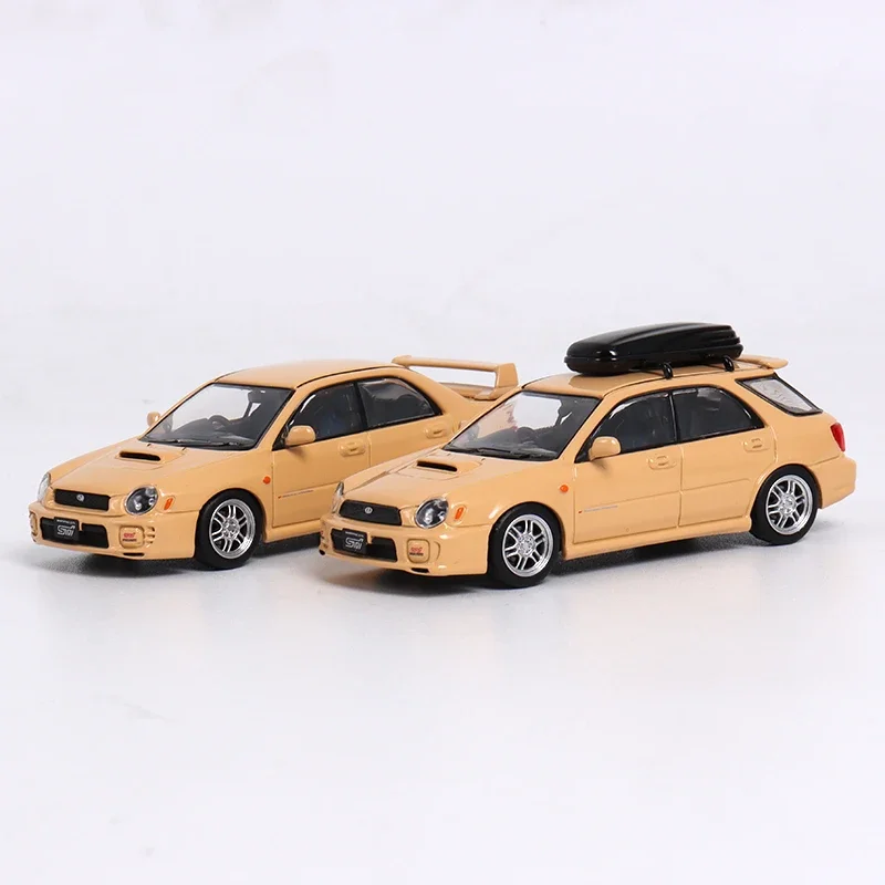 Литая под давлением модель автомобиля Furuya 1:64 Impreza WRX STi Sedan/Wagon Mk2 GD/GG 2024 издание HEC