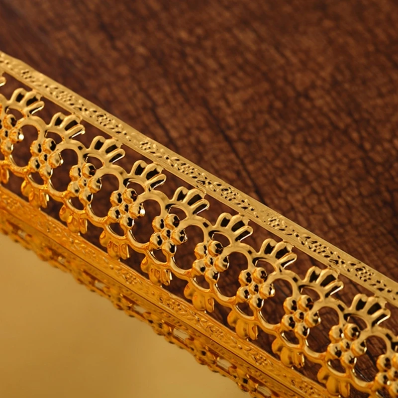 

Роскошный светильник поднос для фруктов H55A, поднос для сервировки послеобеденного чая, поднос для демонстрации на свадьбу