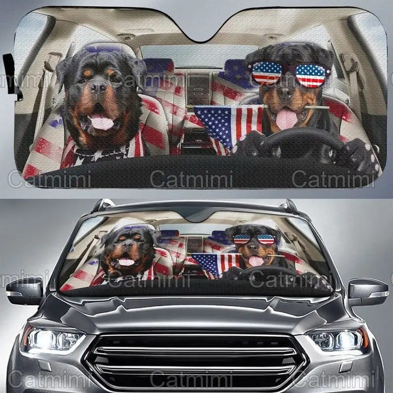

Rottweiler Car Sunshade, Rottweiler Car Decoration, Funny Rottweiler Sun Shade, Car Sunshade Windshield, Rottweiler Lover Gift M