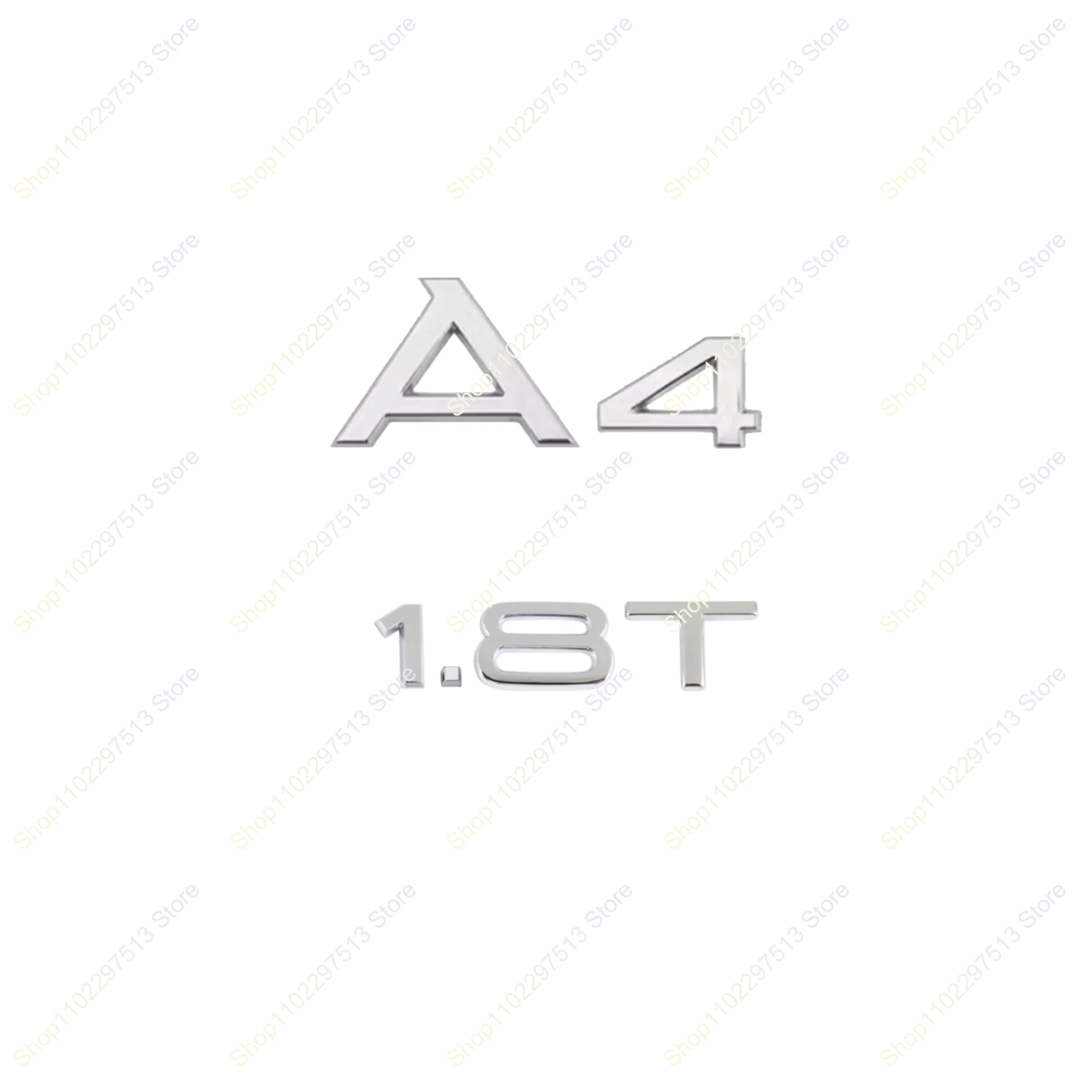Фото Глянцевые черные буквы и цифры из АБС-пластика TDI TFIS 3.2 1.8T 2.0T 2.0TDI 35TFIS 40TDI для заднего багажника автомобиля серии A4, наклейка-эмблема №3