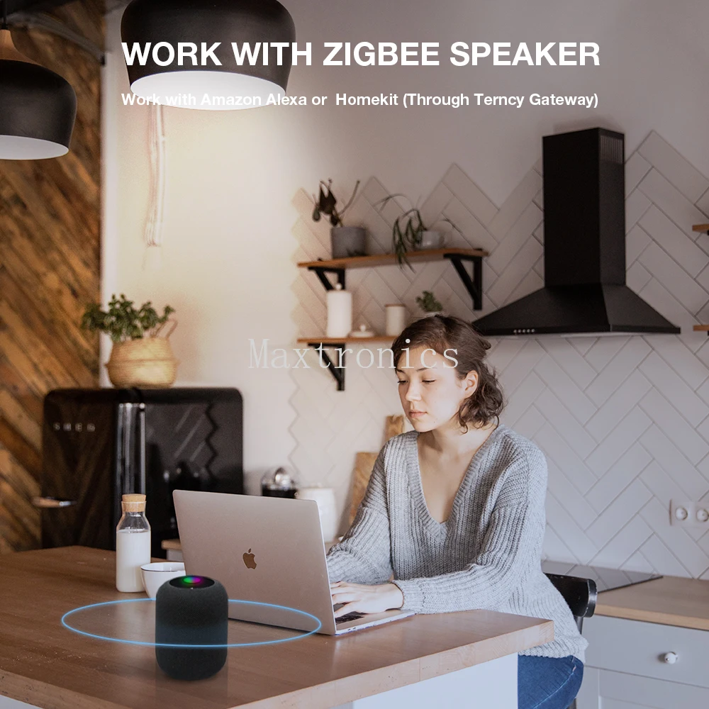 Фото Zigbee 3,0 7 Вт Pro светодиодная лампа накаливания в стиле ретро ST64/A60/G95 E27 CCT Smart с регулируемой яркостью GL-B-002P/003P/004P для внутреннего декора №5