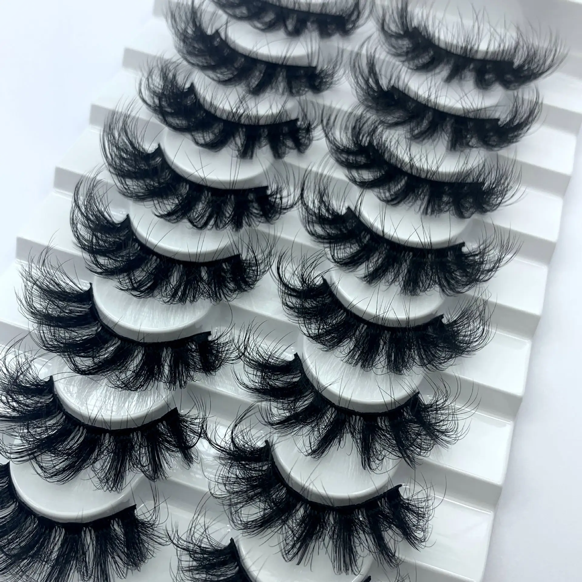 

New 8 pairs 18-25mm natural 3D false eyelashes fake lashes makeup kit Mink Lashes extension mink eyelashes maquiagem