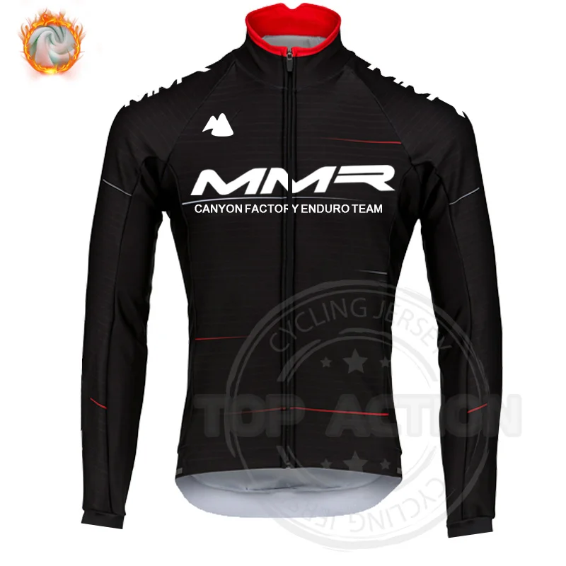 

2022 MMR Men's Thermal Jacket Winter Thermal Fleece Cycling Jersey Roupa Ciclismo Hombre Cycling Jersey Shirt Comfortable Ride