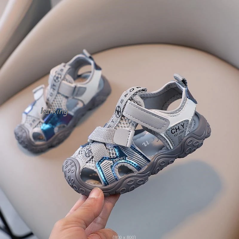 Модные детские спортивные сандалии обувь для отдыха на открытом воздухе