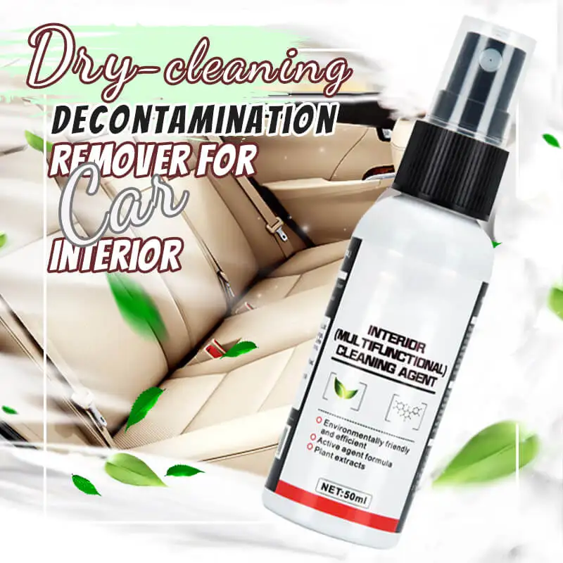 

All Purpose Car Upholstery Cleaner Car Interior Cleaning Agent Ceiling Cleaner Leather Flannel Water-free Cleaning Tools
