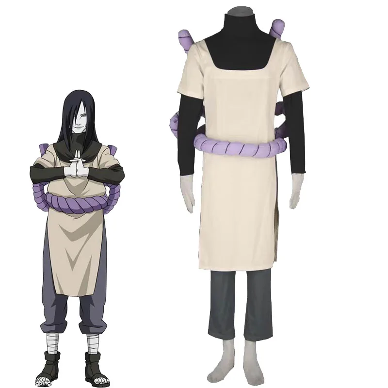 

Anime Orochimaru Cosplay Costumes Halloween Ninja Performance Costume