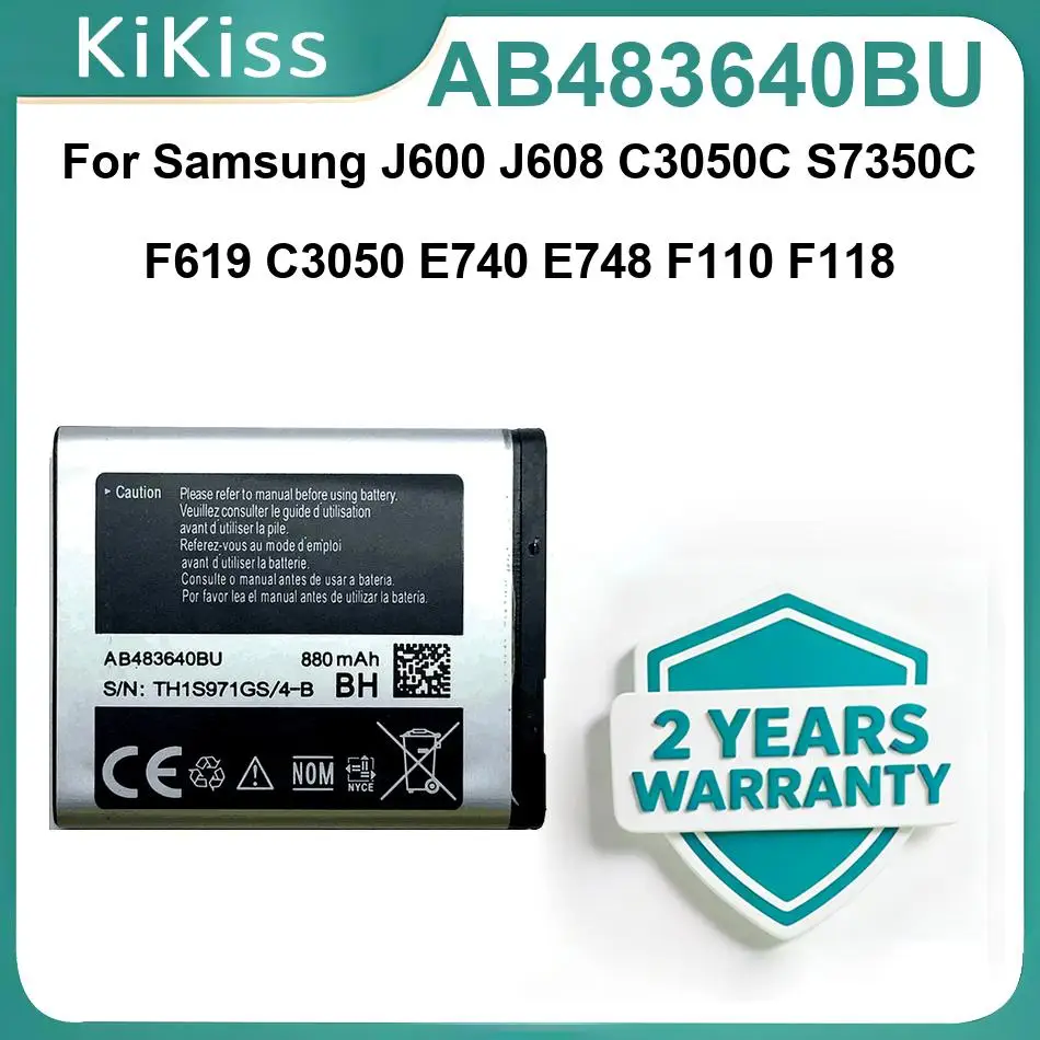 Фото Аккумулятор AB483640BU для Samsung J600, J608, C3050C, S7350C, F619, C3050, E740, E748, F110, F118, G618, L600, L608, B3210, M519 №1