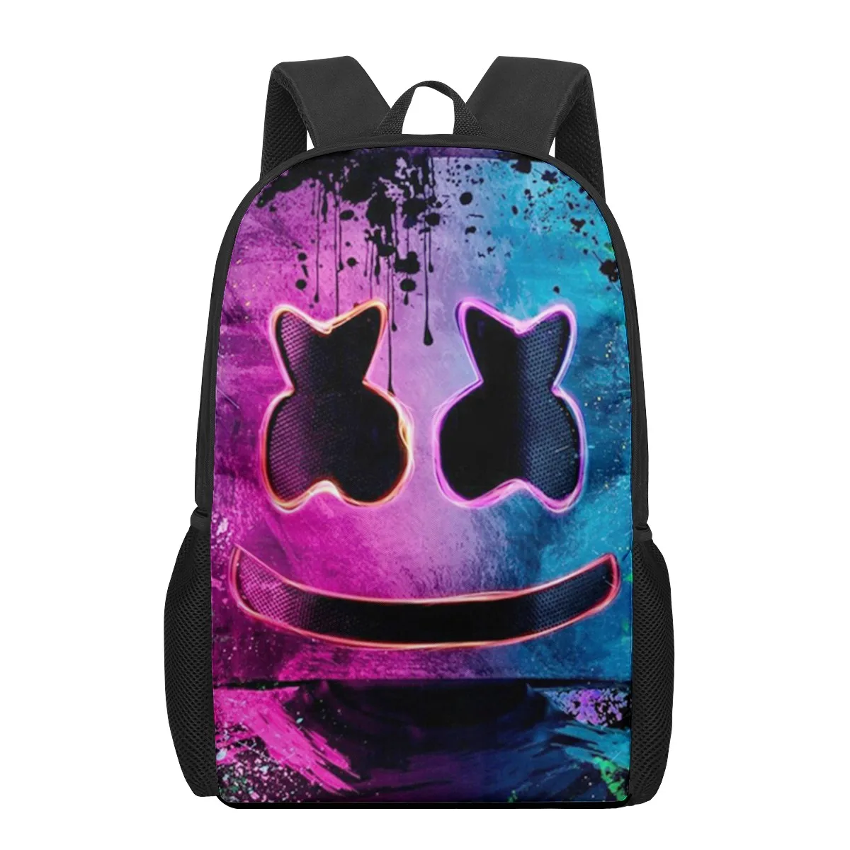DJ Marshmello School Bags 3D Print Kids Backpack Schoolbags Black Bookbags For Teenager Girls Boys Children Book Bag