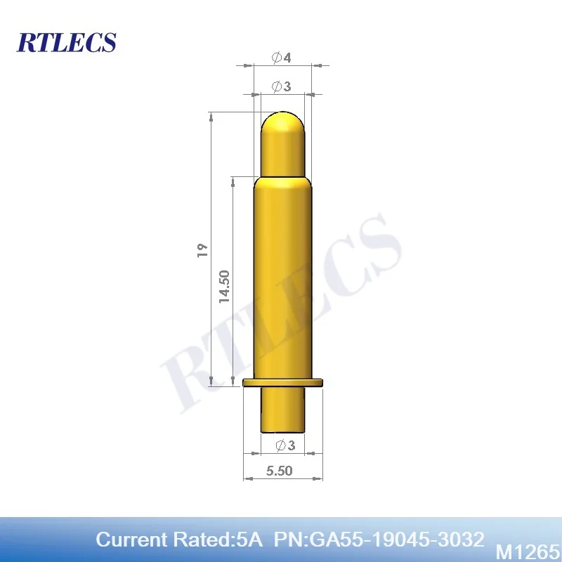

RTLECS Высокоточные разъемы Pogo Pin 3A 4A 5A 10A 15A 25A