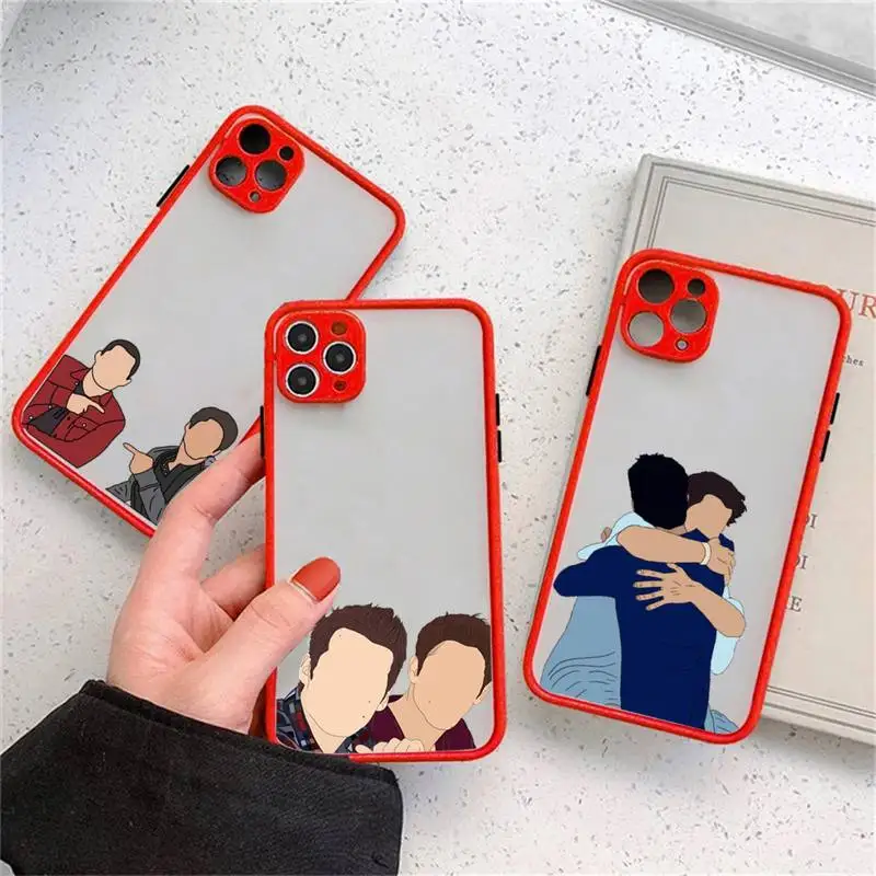 

Teen Wolf Dylan O'Brien Scott and Stiles Phone Case matte transparent For iphone 14 11 12 13 plus mini x xs xr pro max cover