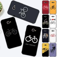 lvtlv bike cycling art phone case for samsung j 2 3 4 5 6 7 8 prime plus 2018 2017 2016 core