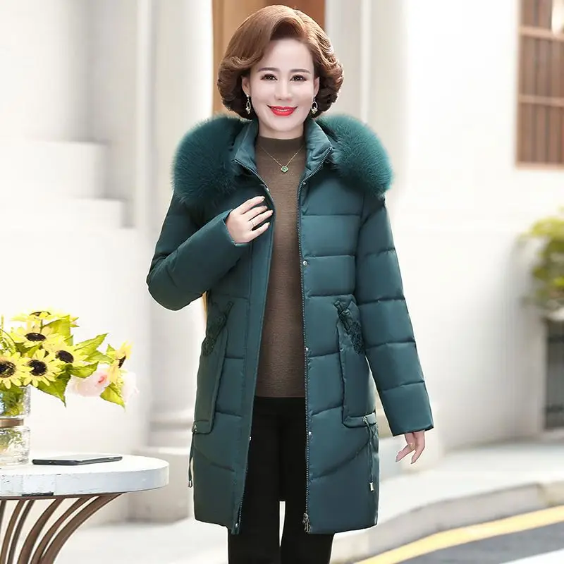 Winter Women's Cold Coat Parkas Super Hot Coats Hooded Long Cotton Padded Jacket Jackets Womens Winter Clothing 2022 Fashion