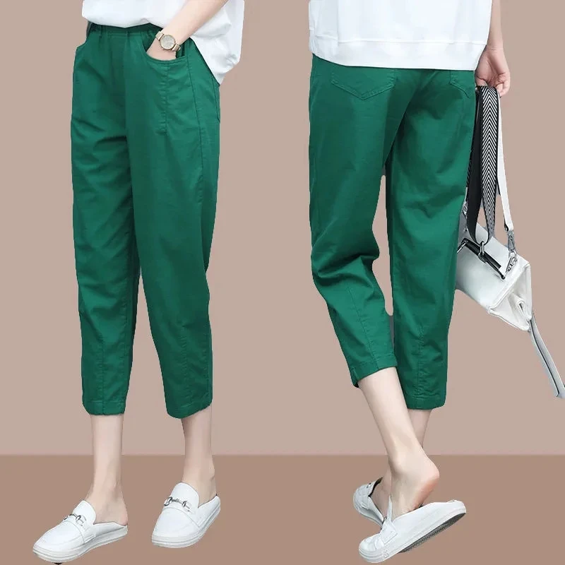 

Fashion High Waisted Casual White Trousers Women solid color Stright Pants Office Lady Korean Style Women 2022 Pantalones Mjuer