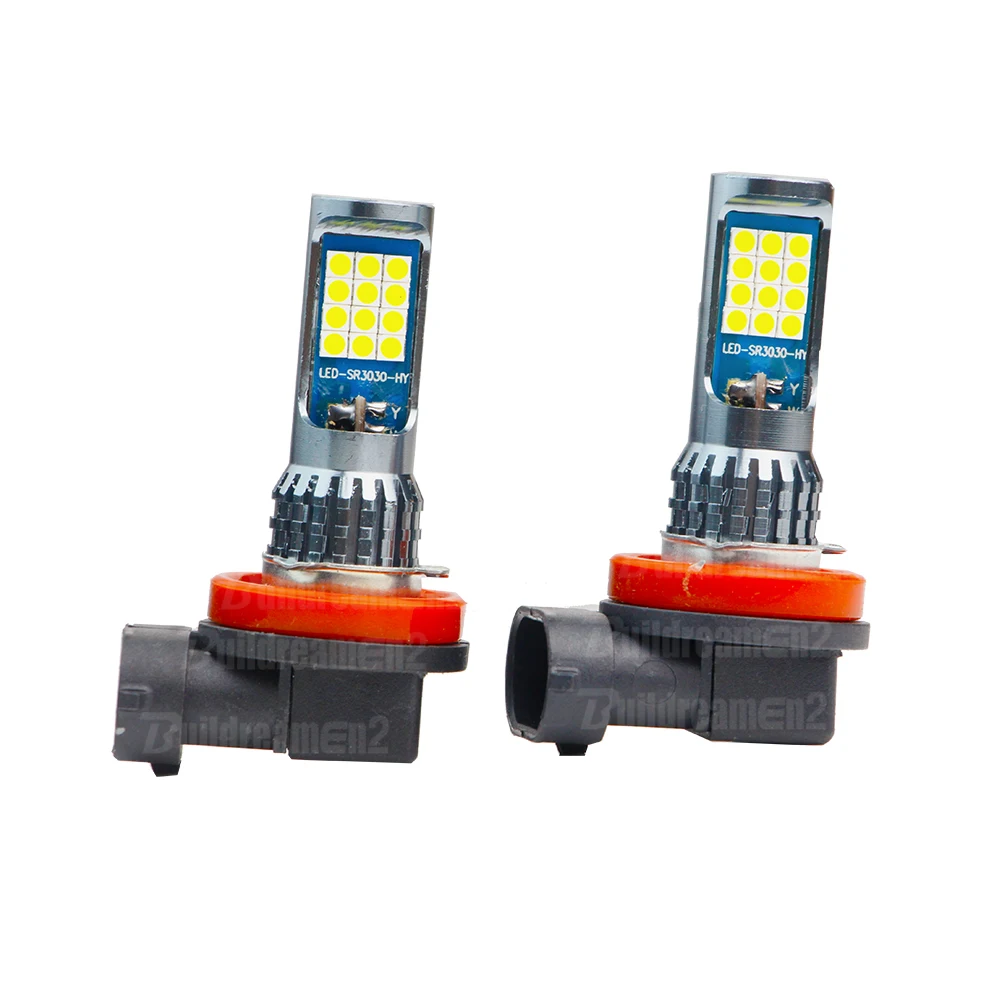 2 шт. H11 Canbus автомобильный правый + левый светодиодный противотуманный фонарь в