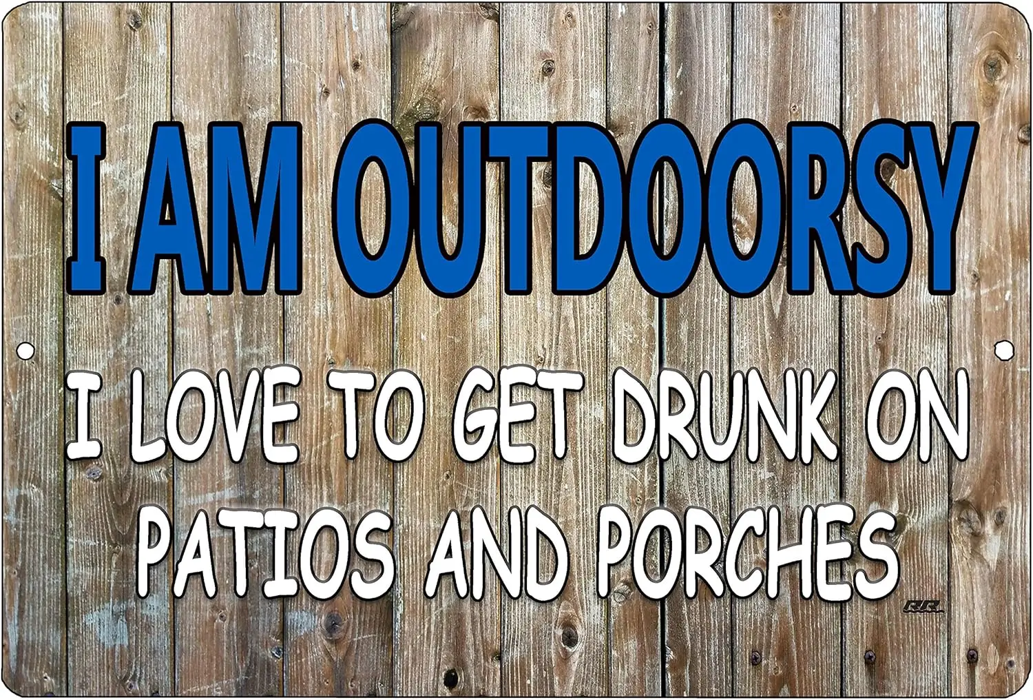 Rogue River Тактический Забавный Саркастический Металлический Оловянный Знак