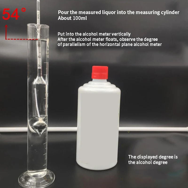 Домашний спиртометр тестер измеритель концентрации вина 7 различных типов 0-100 |