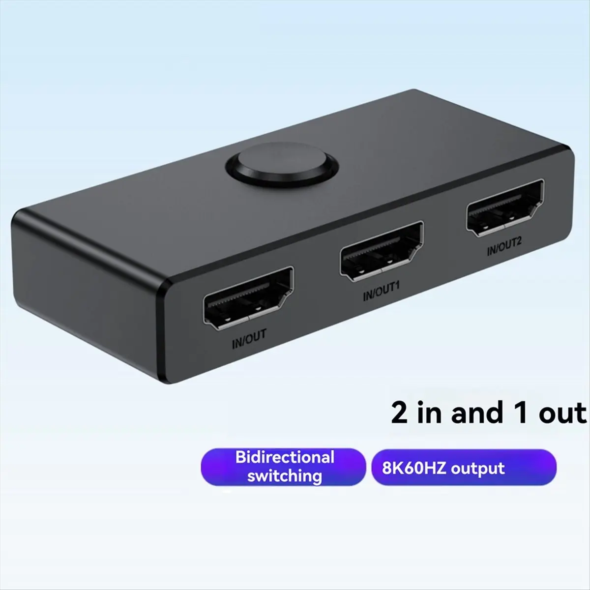 (BOFF) HDMI-совместимый коммутатор 8K 60 Гц, двунаправленный HD-сплиттер 1x22x1, HD-коммутатор для PS5, Xbox, HDMI-совместимый коммутатор (art.: 3920dab5b411c) - 3920dab5b411c