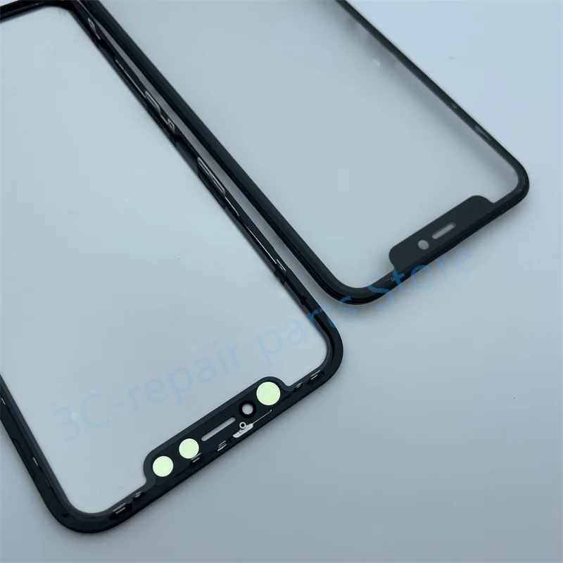 1 компл. Внешнее стекло для переднего экрана Рамка iPhone X XS Max Xr ЖК Внешний объектив