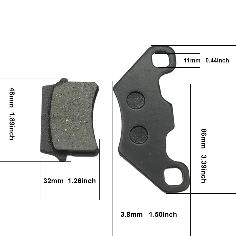 Передние Тормозные Колодки Для Мотоцикла DGN Pad Little Bull Flying Tiger Quadricycle Beach Car Стальные