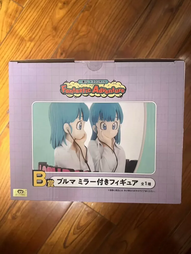 В наличии Bandai Ichiban Kuji Dragon Ball Fantastic Adventure B Bulma с зеркальными фигурками Brinquedos Аниме