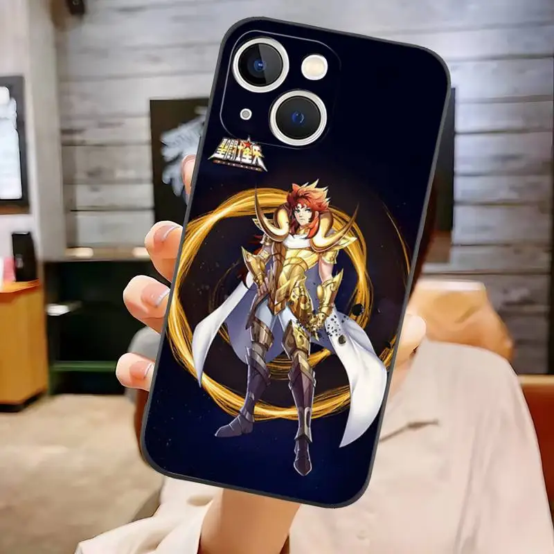 Bandai золотой чехол Saint Seiya для IPhone Apple 11 14 13 12 Pro Max Mini Xs X Xr 7 8 6 6s Plus Se 2020 |