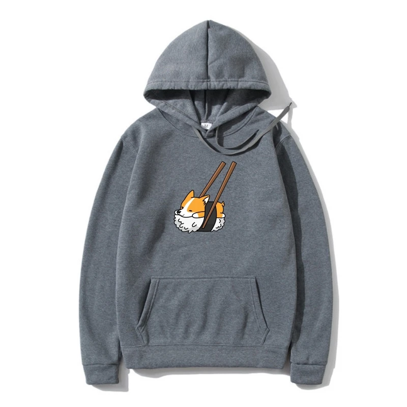 

Hoody 2022 New Arrival Fashion Brand Sweatshir Cute Shiba Inu Sushi Sweatshir Doge Doggo Meme Outerwear Outerwear