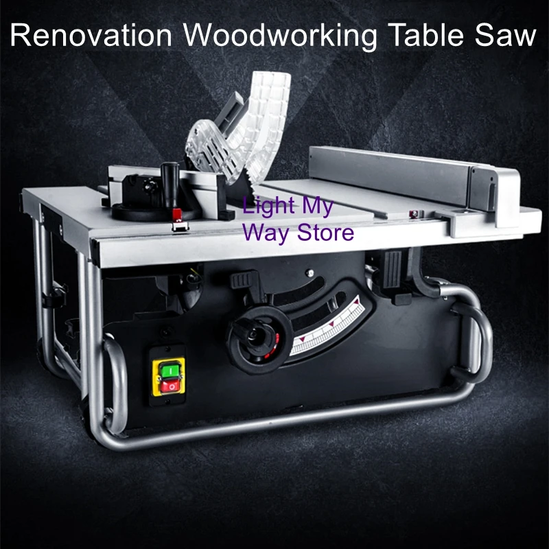 2200W Electric Chainsaw  T8 Table Saw Precision Wood Floor Household Panel Chainsaw